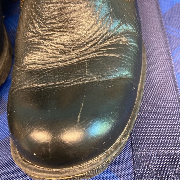 BOC BORN of CONCEPT Sz 6.5 Leather Western Style Stacked Heel Booties - Picture 12 of 12